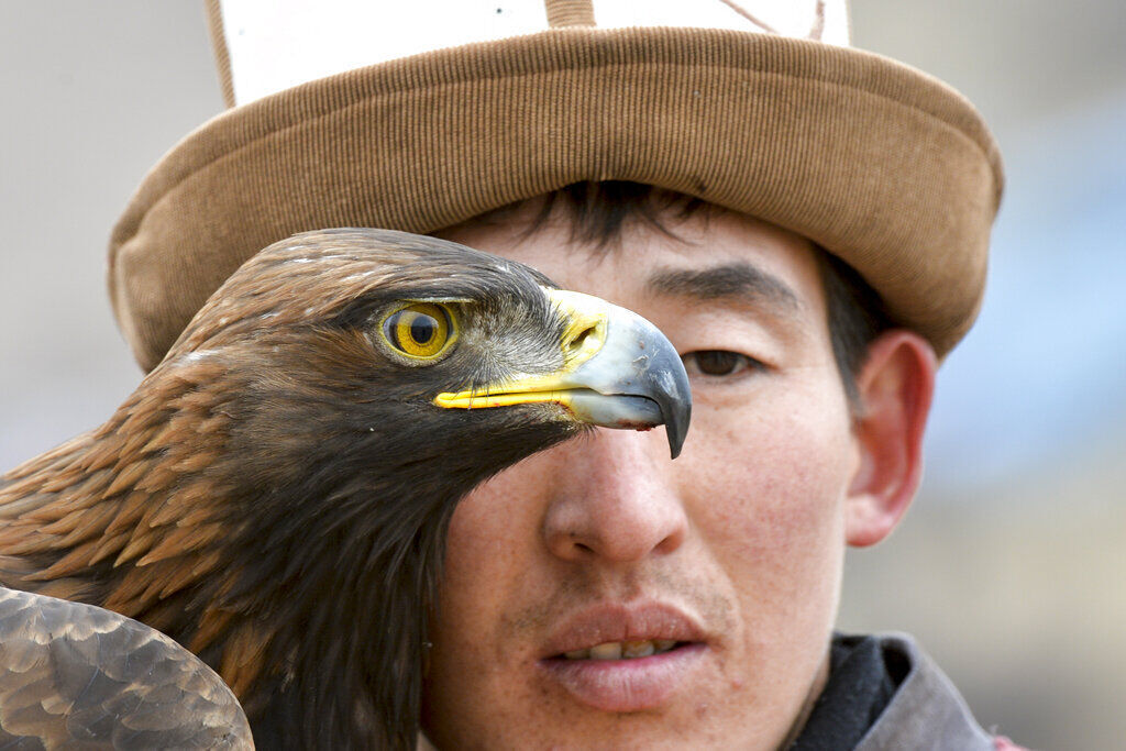 APTOPIX Kyrgyzstan Hunting Festival